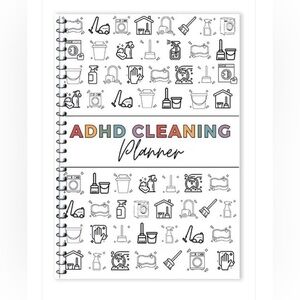ADHD HOUSEHOLD CLEANING/ORGANIZATION CHECKLIST WORKBOOK - 36 pages